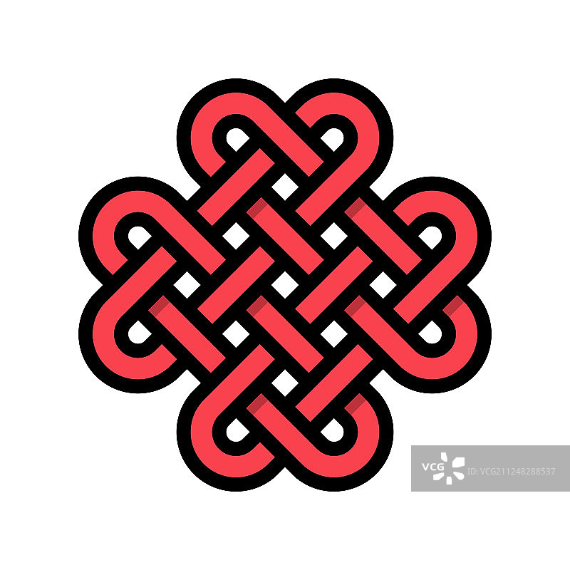 与中国新年相关的中国结图片素材