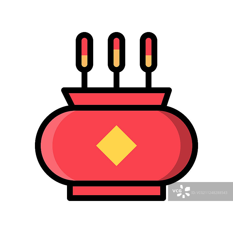 中国新年香炉图片素材