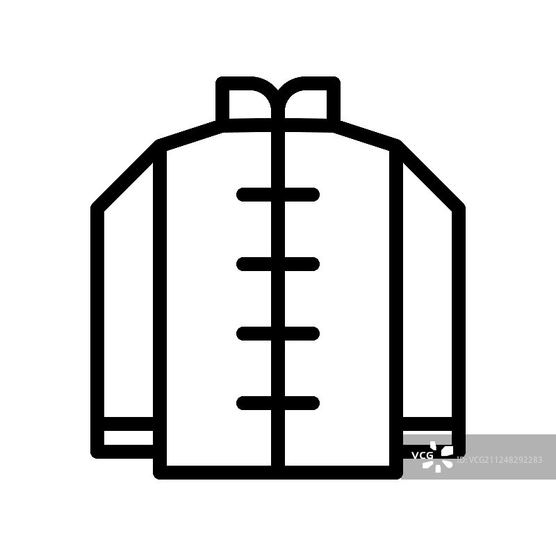 中国风新年主题衬衫线条图片素材