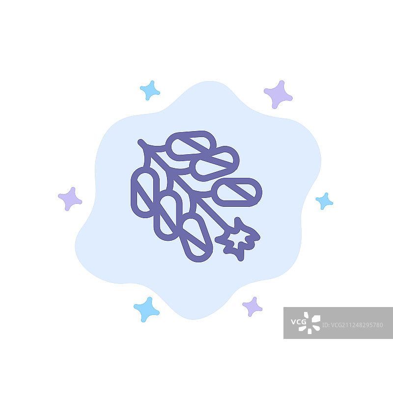 中国风鞭炮蓝色图标图片素材