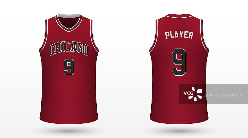 逼真运动T恤图片素材