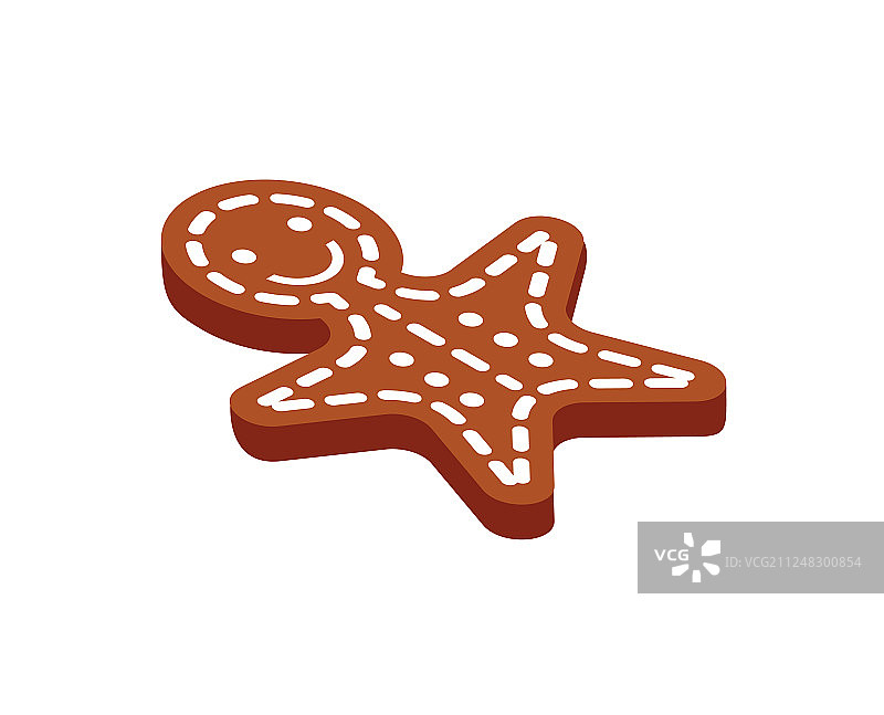 冬季姜饼人卡通姜饼图片素材