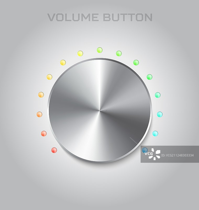 金属或钢材质音量设置按钮图片素材