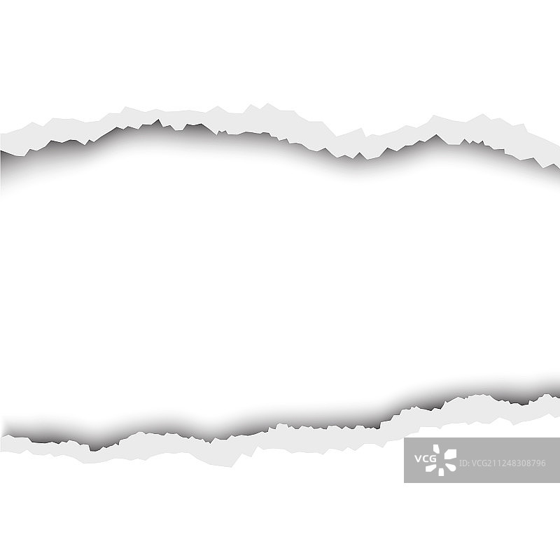 白色纸张撕裂孔洞模板图片素材