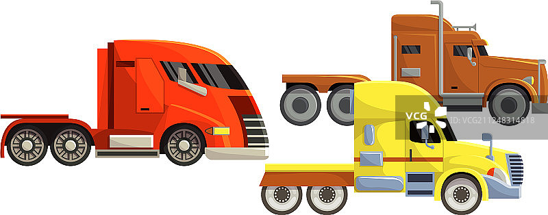 半挂卡车运输车图片素材