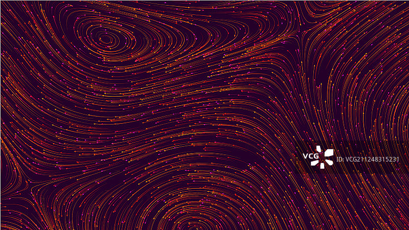 力的彩色场可视化图片素材