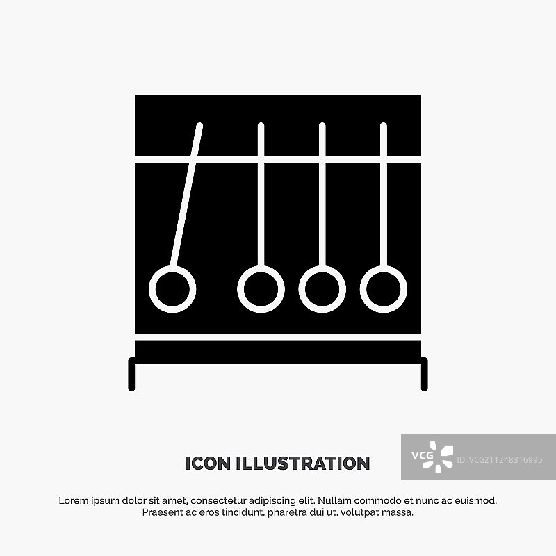 永动机医疗医学实体字形图标图片素材