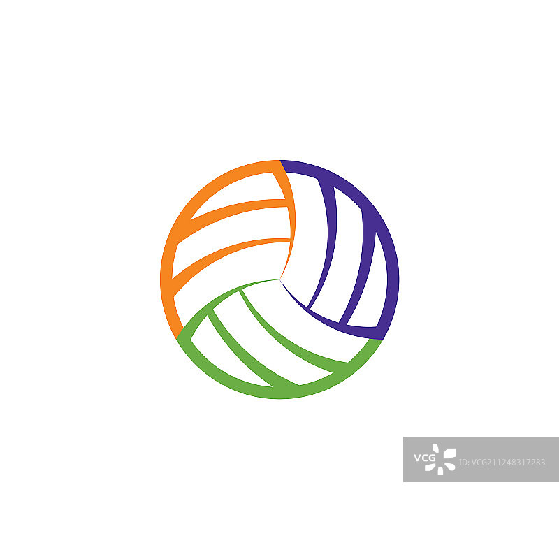 排球标志元素图片素材