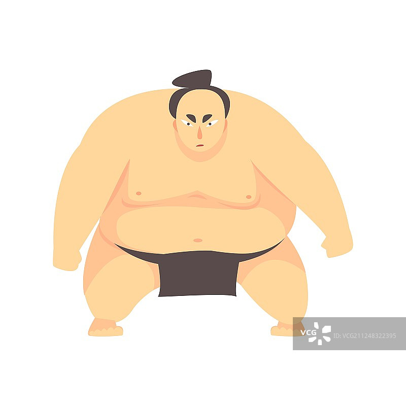 日本相扑武术格斗士图片素材