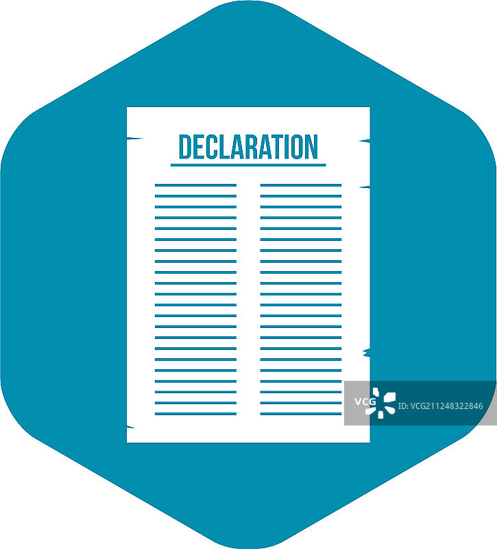 独立宣言图标简约风格图片素材