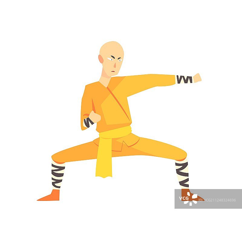 亚洲少林武僧功夫图片素材