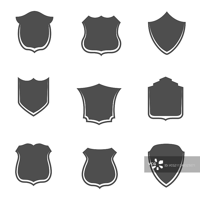 图形设计盾牌banner合集图片素材