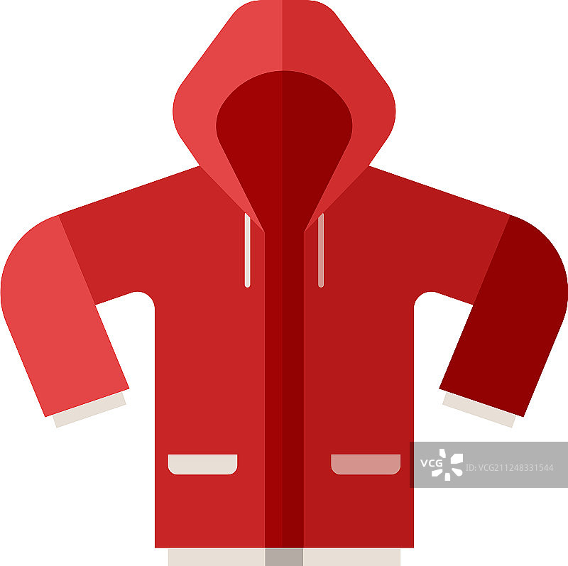 红色运动夹克图标图片素材
