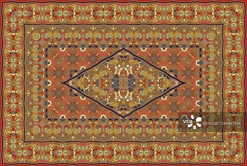 波斯的地毯图片素材