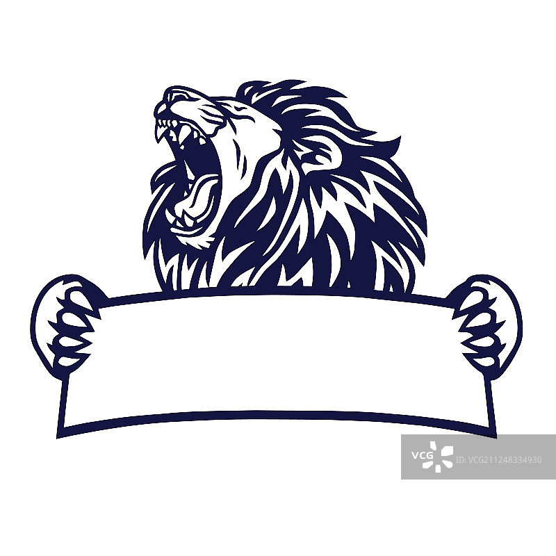 狮子王标志banner图片素材