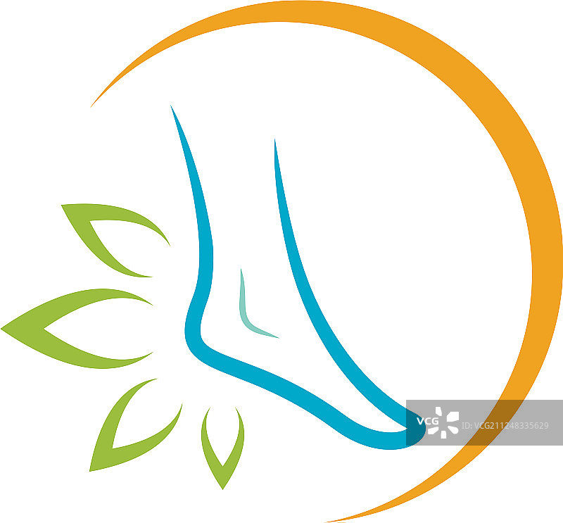 脚部标志模板图标图片素材