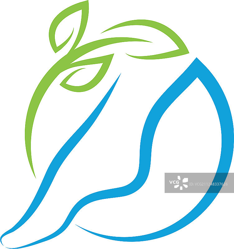 脚部标志模板图标图片素材