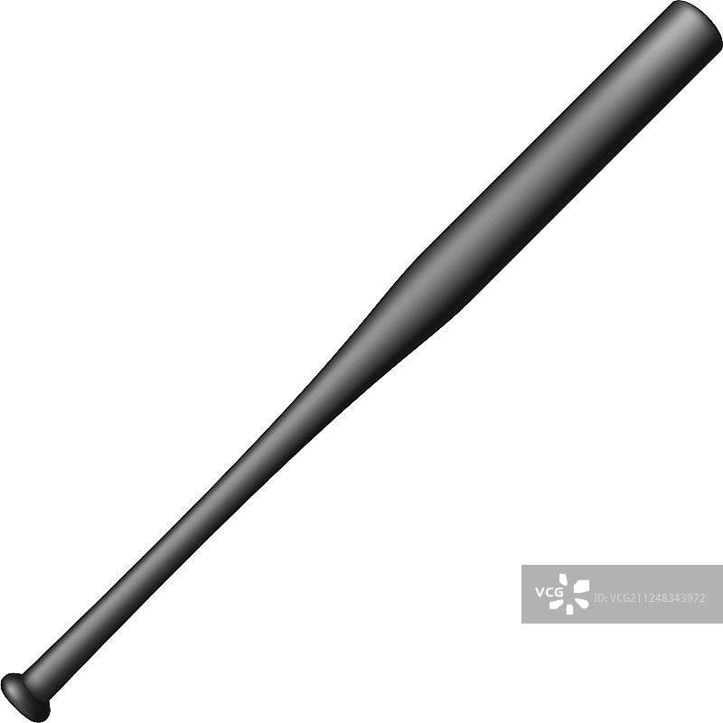 黑色设计的棒球棒图片素材