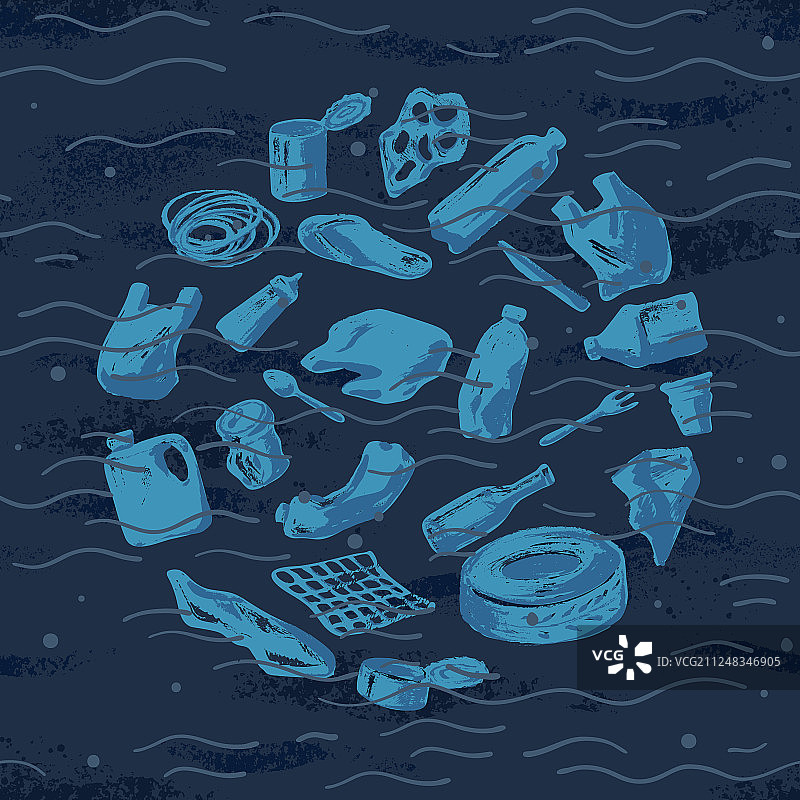 圆形黑暗概念生态图片素材