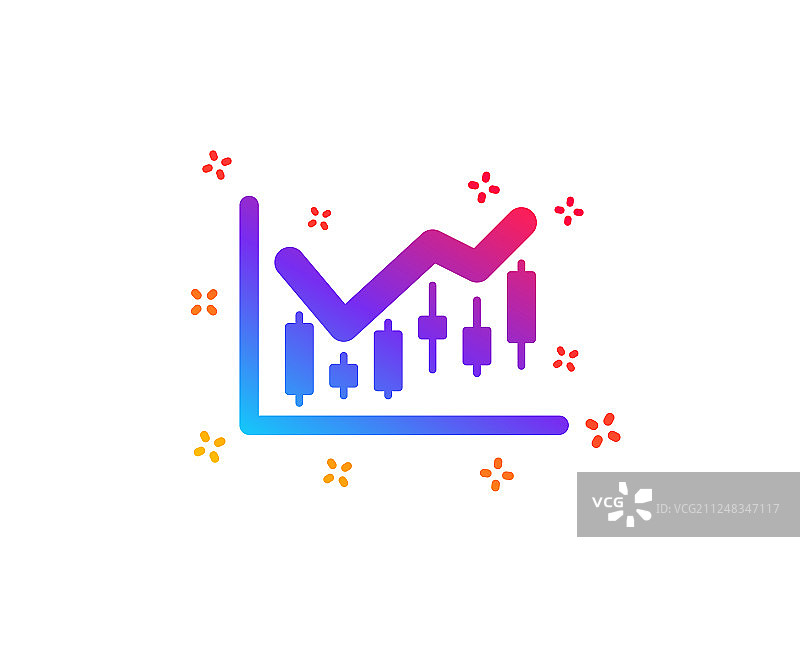 K线图图标金融图表图片素材