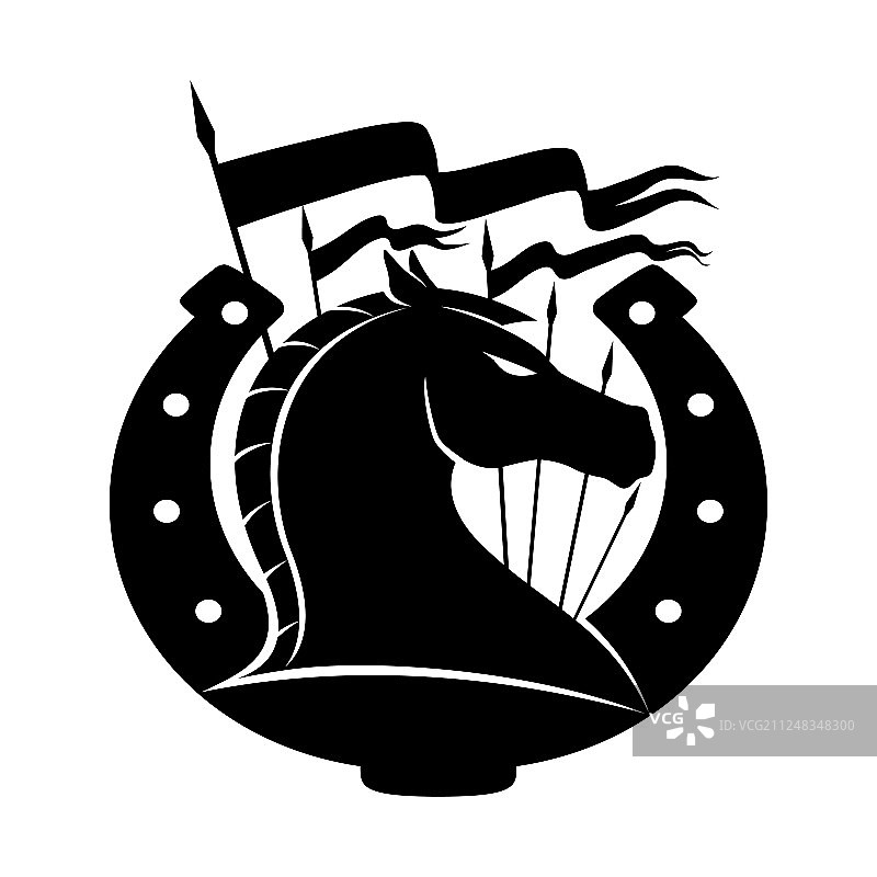 马和马蹄铁图片素材