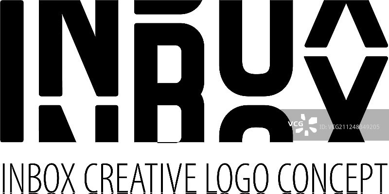 收件箱设计Logo概念 - 收件箱Logo模板图片素材