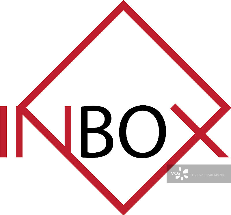 收件箱设计Logo概念 - 收件箱Logo模板图片素材