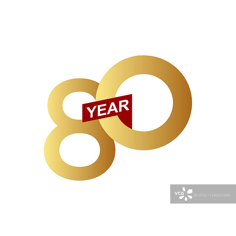 80周年纪念模板设计图片素材