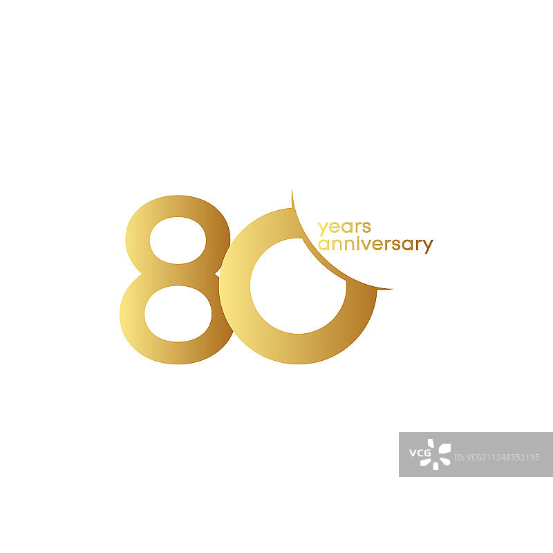 80周年纪念模板设计图片素材