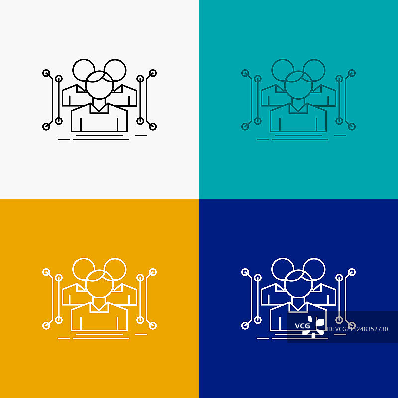 人体测量身体数据公共图标图片素材