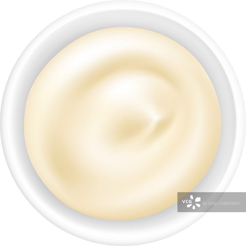 碗里的蛋黄酱图片素材