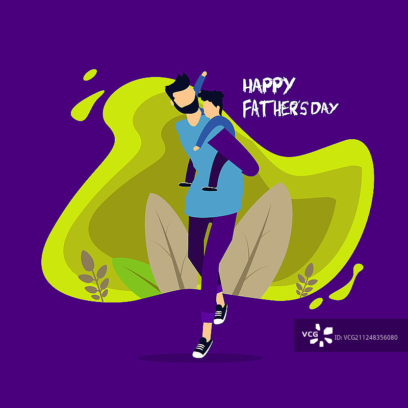 快乐的父亲节图片素材