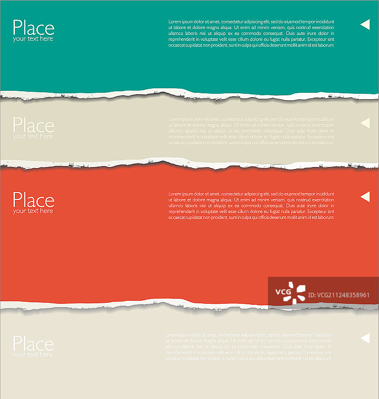 撕裂纸张抽象背景图片素材