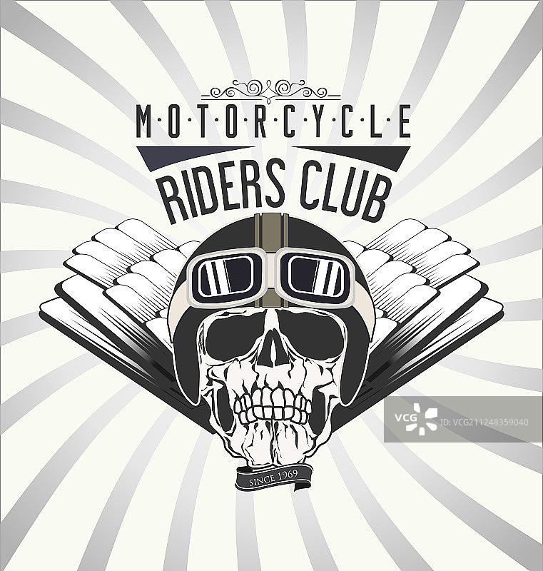 复古摩托车背景4图片素材