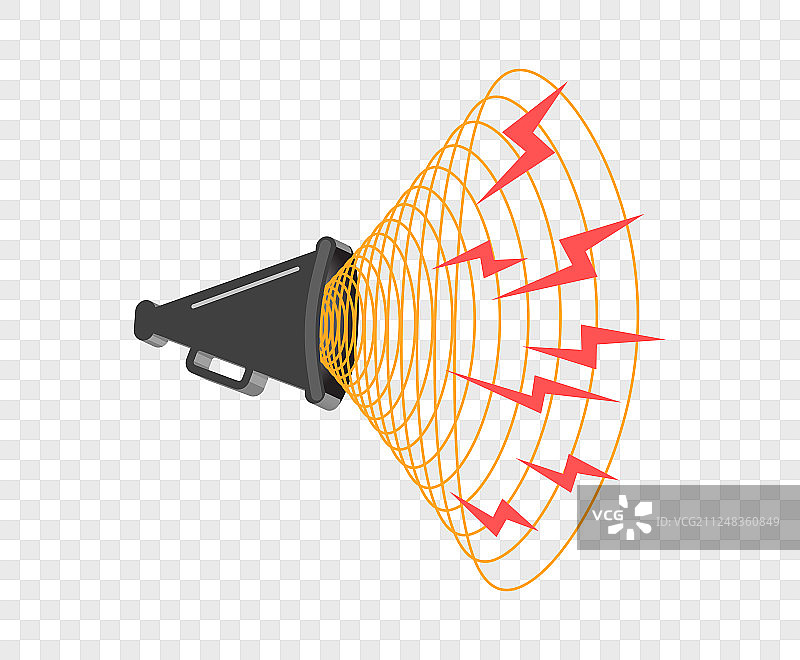 3D扩音器大声呼喊图片素材