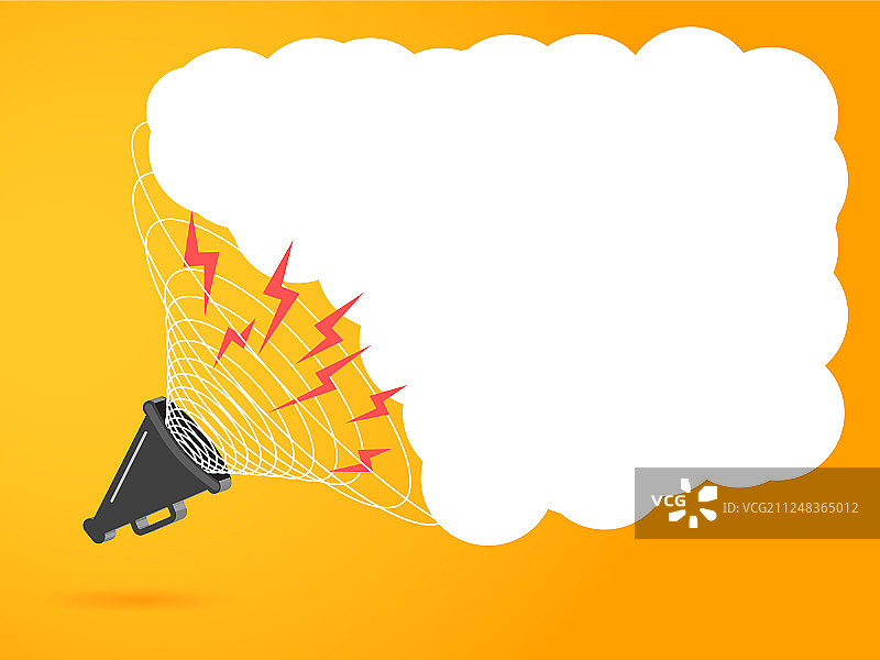 3D扩音器大声呼喊图片素材