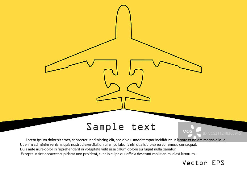 用作banner海报背景的飞机模板图片素材