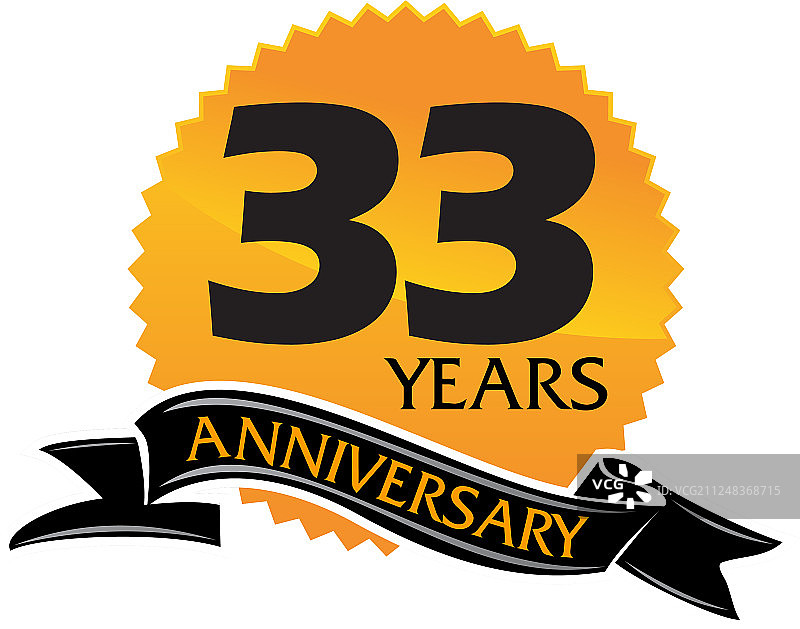 33周年丝带周年纪念图片素材