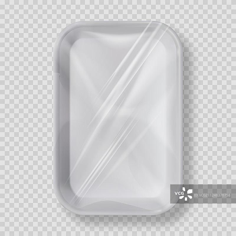 白色空塑料食品容器图片素材