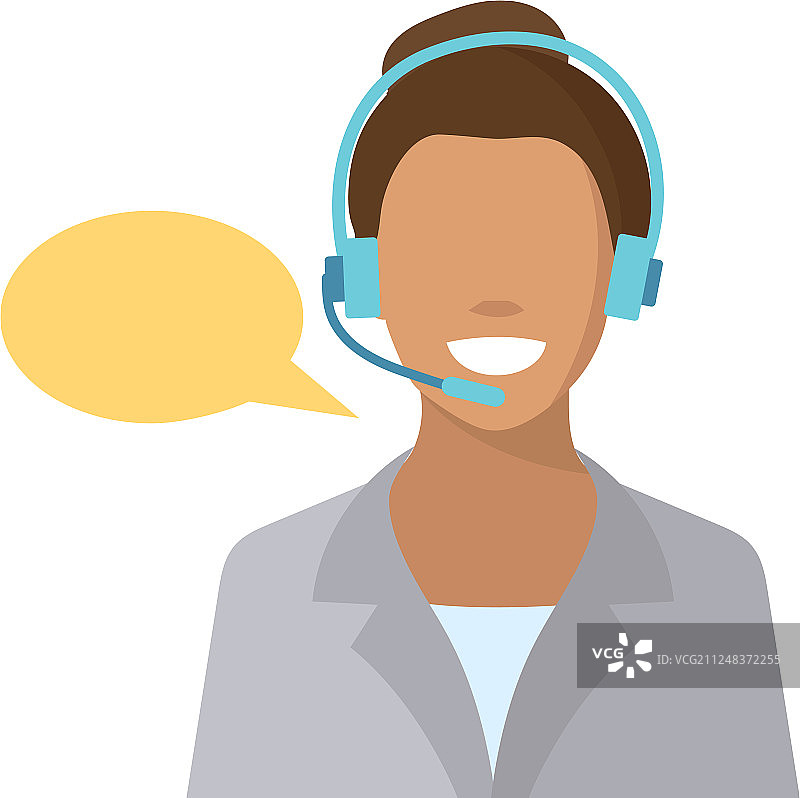 呼叫中心员工图片素材