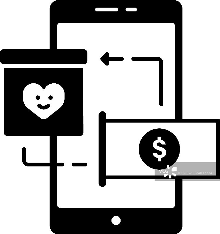 电子钱包在线捐赠图片素材