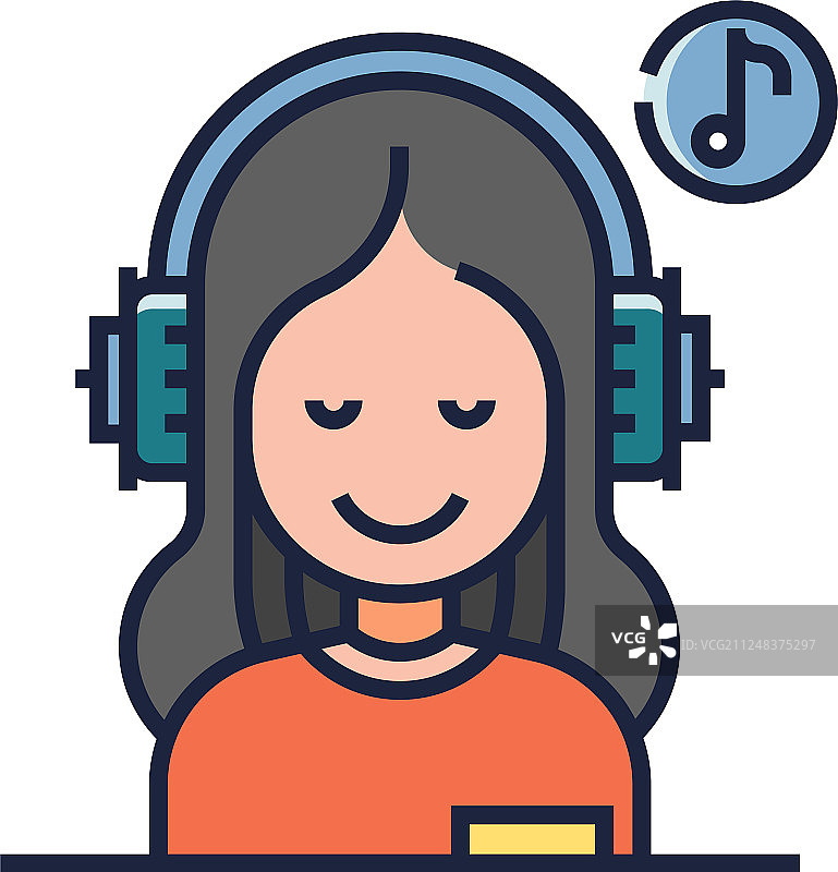 音乐疗法线条颜色图片素材