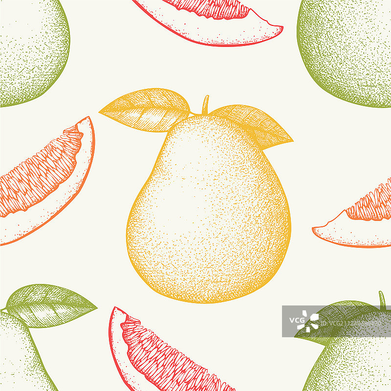 水墨手绘柚子背景图片素材