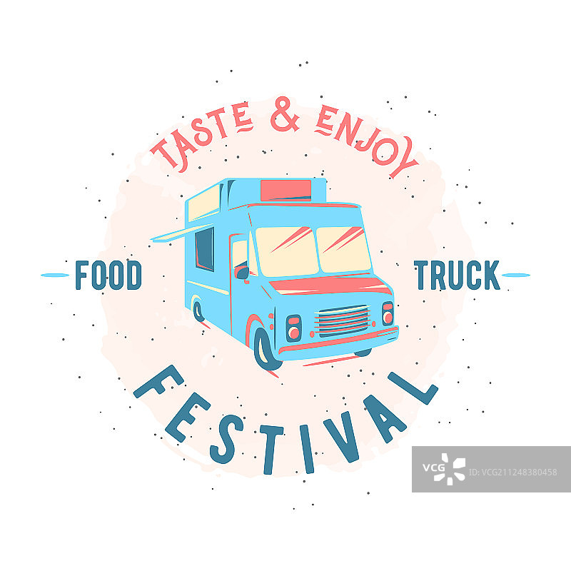 街头餐车图案图片素材