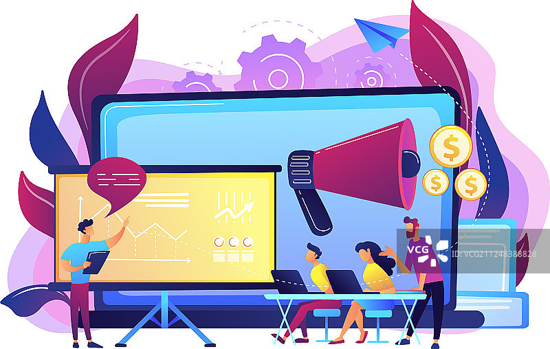 营销聚会概念图片素材