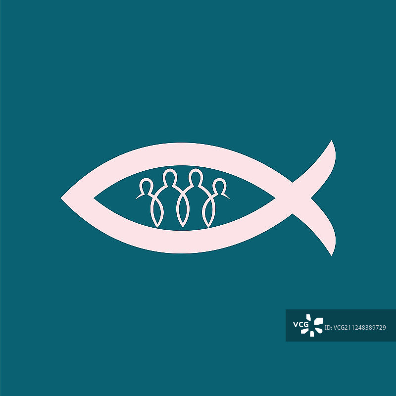 教堂标志和基督教符号图片素材