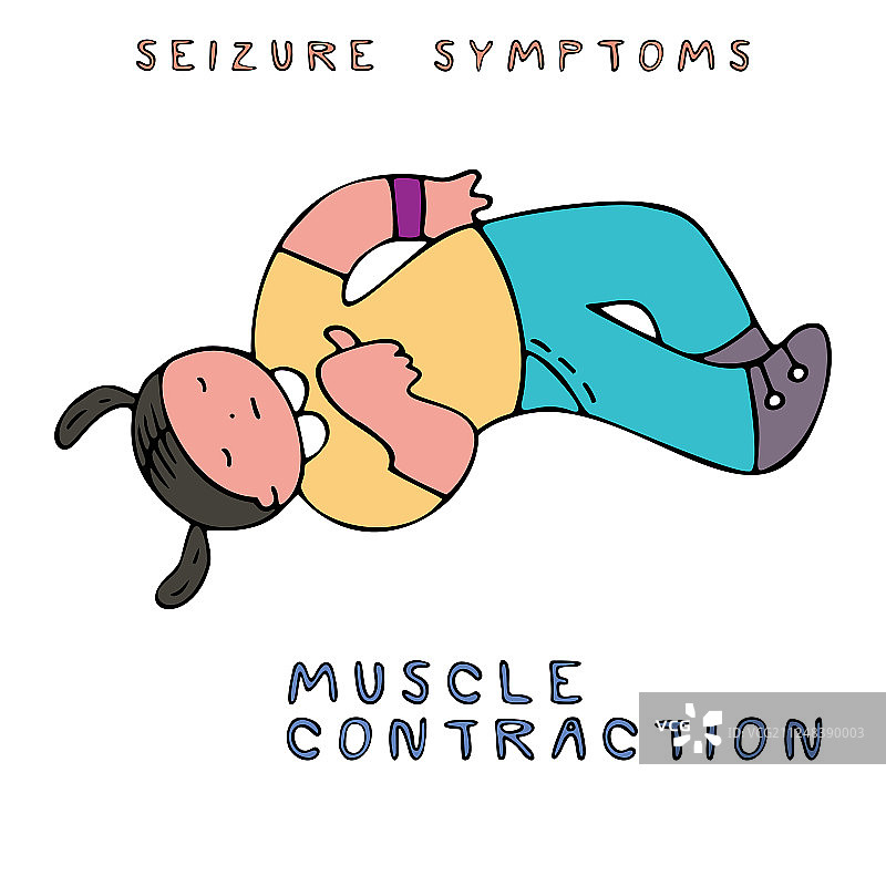 癫痫发作症状图片素材