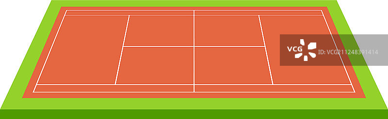 米色网球场俯视图图片素材