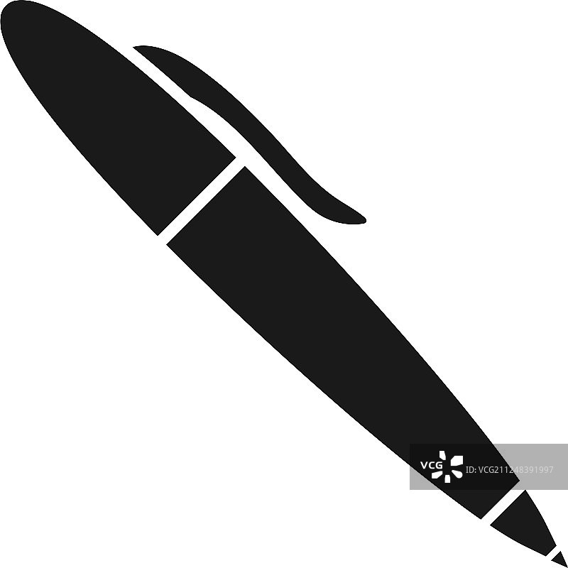 钢笔图标平面设计模板图片素材