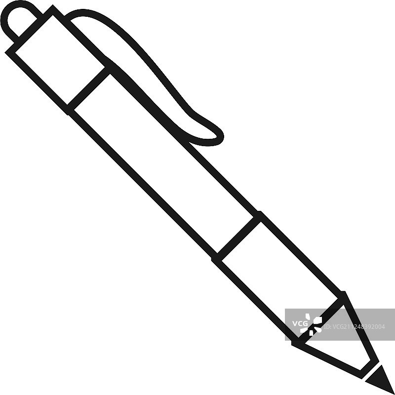 钢笔图标平面设计模板图片素材